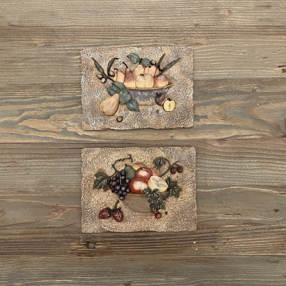 Vintage 3D Sculptural Plaque - (NWOT)